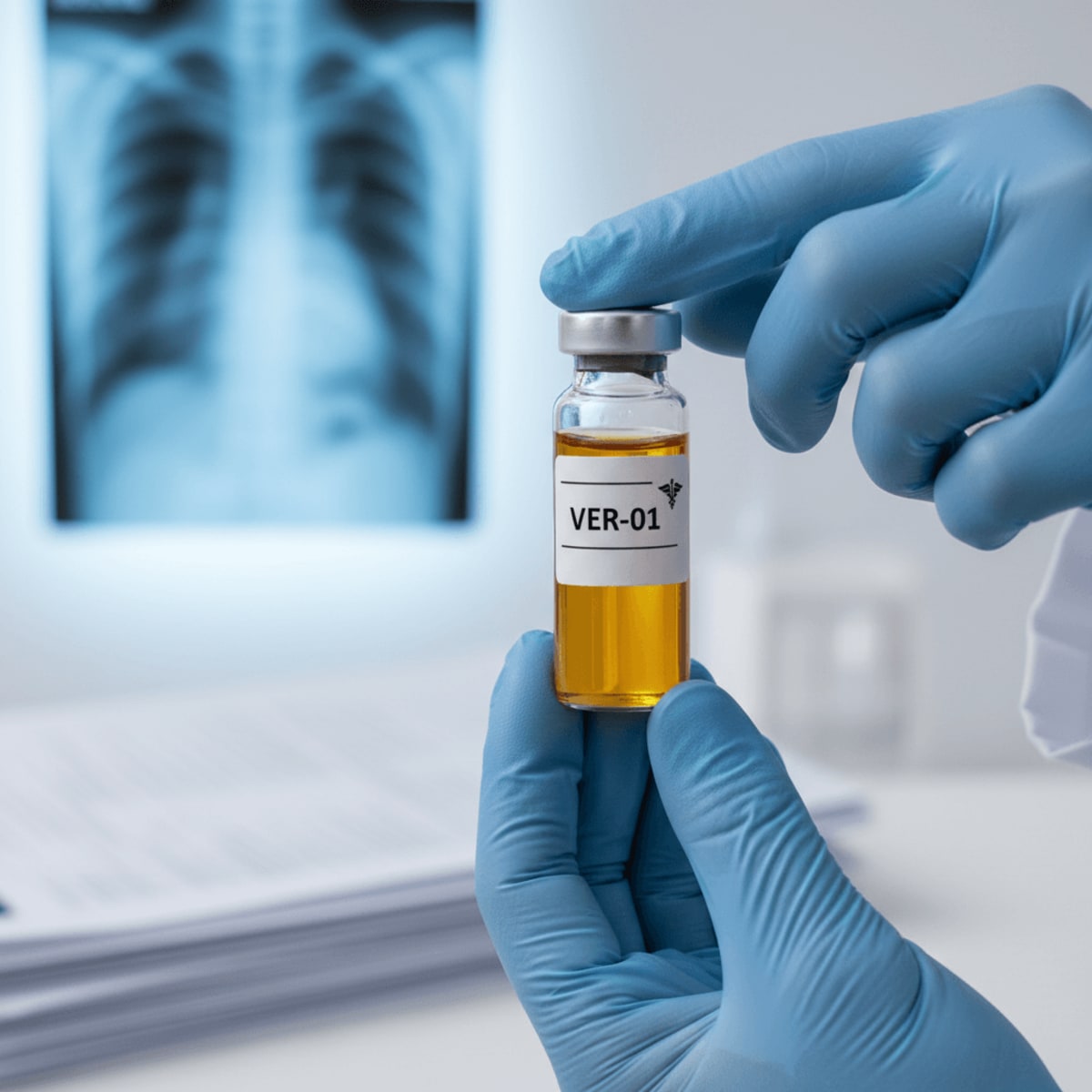 Scientist examining cannabis plant extract in pharmaceutical laboratory research facility