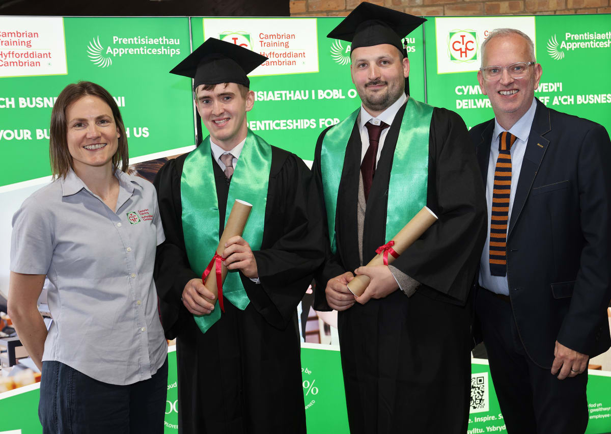Welsh Companies Graduate First Management Apprentices
