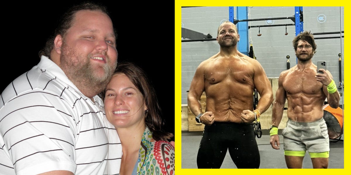 Matthew Bickel training outdoors for ultra-marathon after losing over 250 pounds through fitness journey
