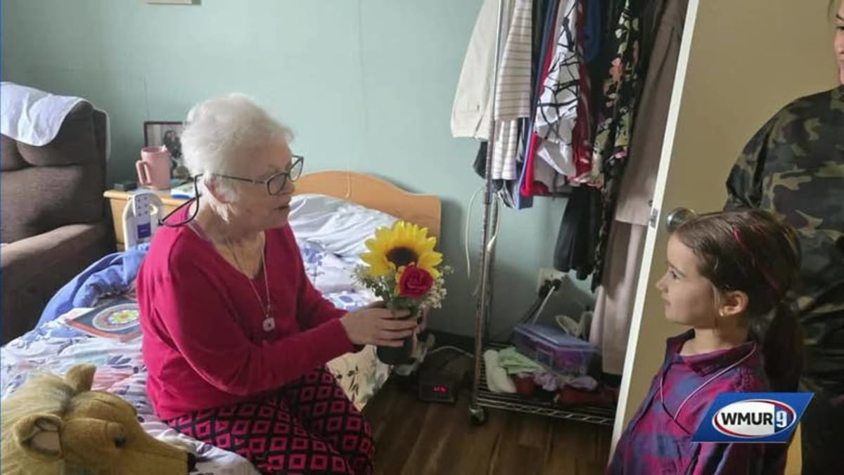 First Grader Ivy Delivers Handmade Flowers to Nursing Home - Image 3