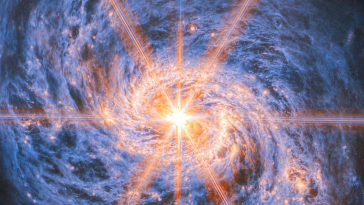 Webb Telescope Captures Stunning Galaxy 45M Light-Years Away