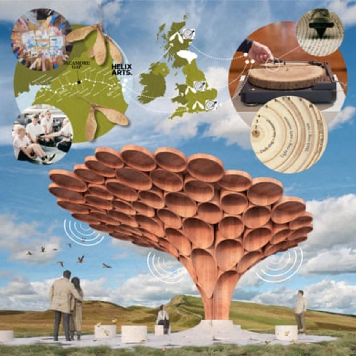 Beloved Sycamore Gap Tree Lives On in Community Art Project - Image 4