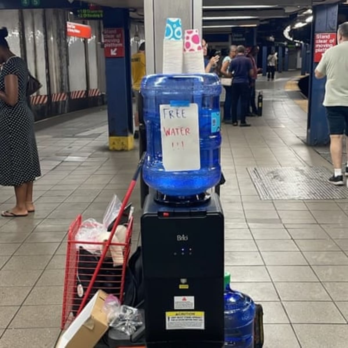Man Cools NYC's Hottest Subway Stations One Jug at a Time - Image 3