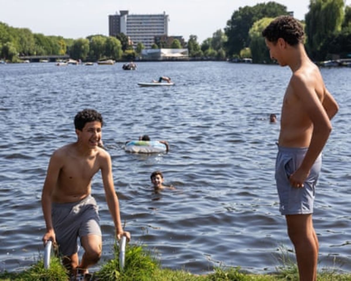 Dutch Cities Fight Heat With Outdoor Curtains and Fake Trees - Image 5