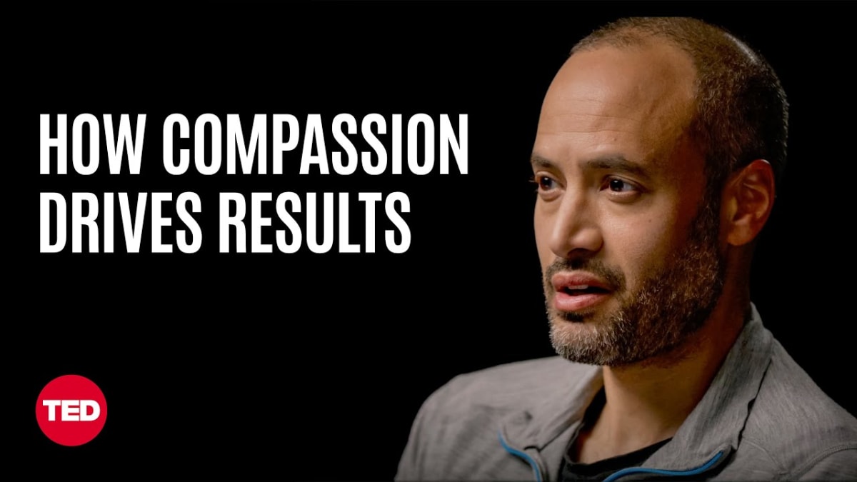 ** Eye surgeon Andrew Bastawrous speaking at TED Fellows event about rethinking healthcare success metrics