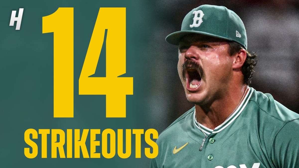 Red Sox Rookie Payton Tolle Strikes Out 14 in Career Night