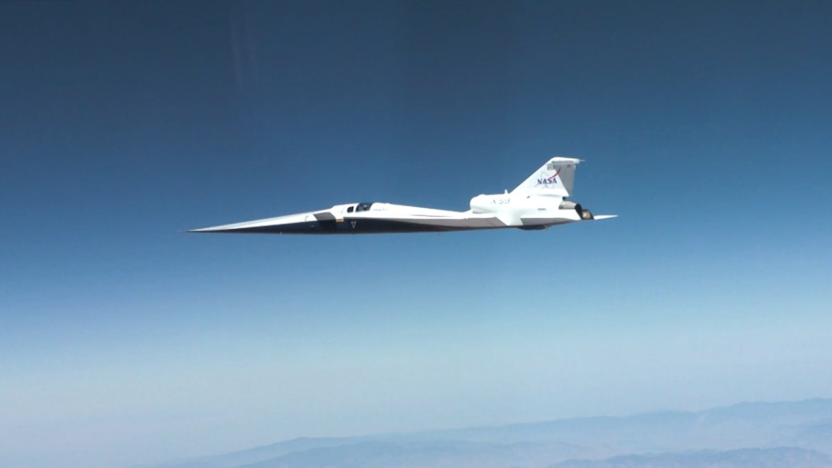 NASA's X-59 Goes Supersonic Without the Boom