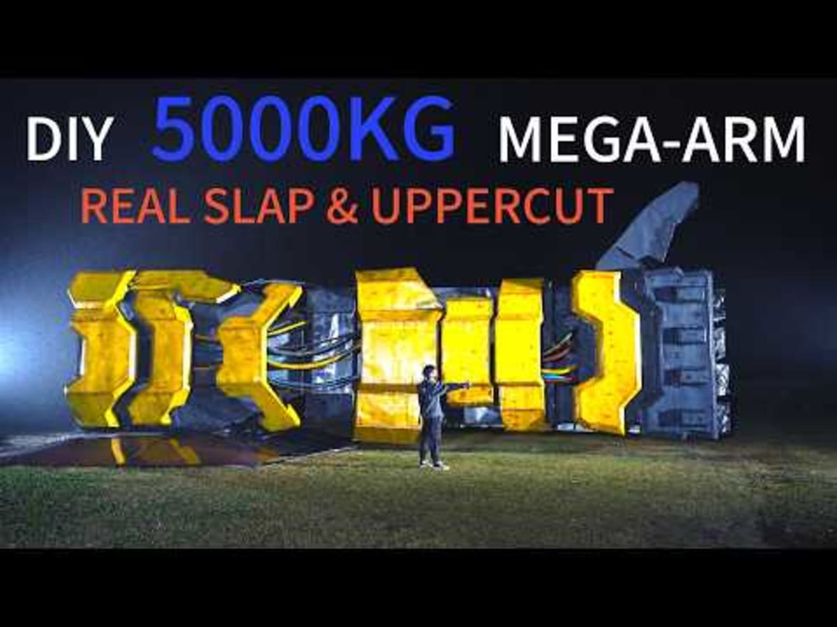 Chinese Engineer Builds 5.5-Ton Remote-Controlled Robot Arm - Image 3