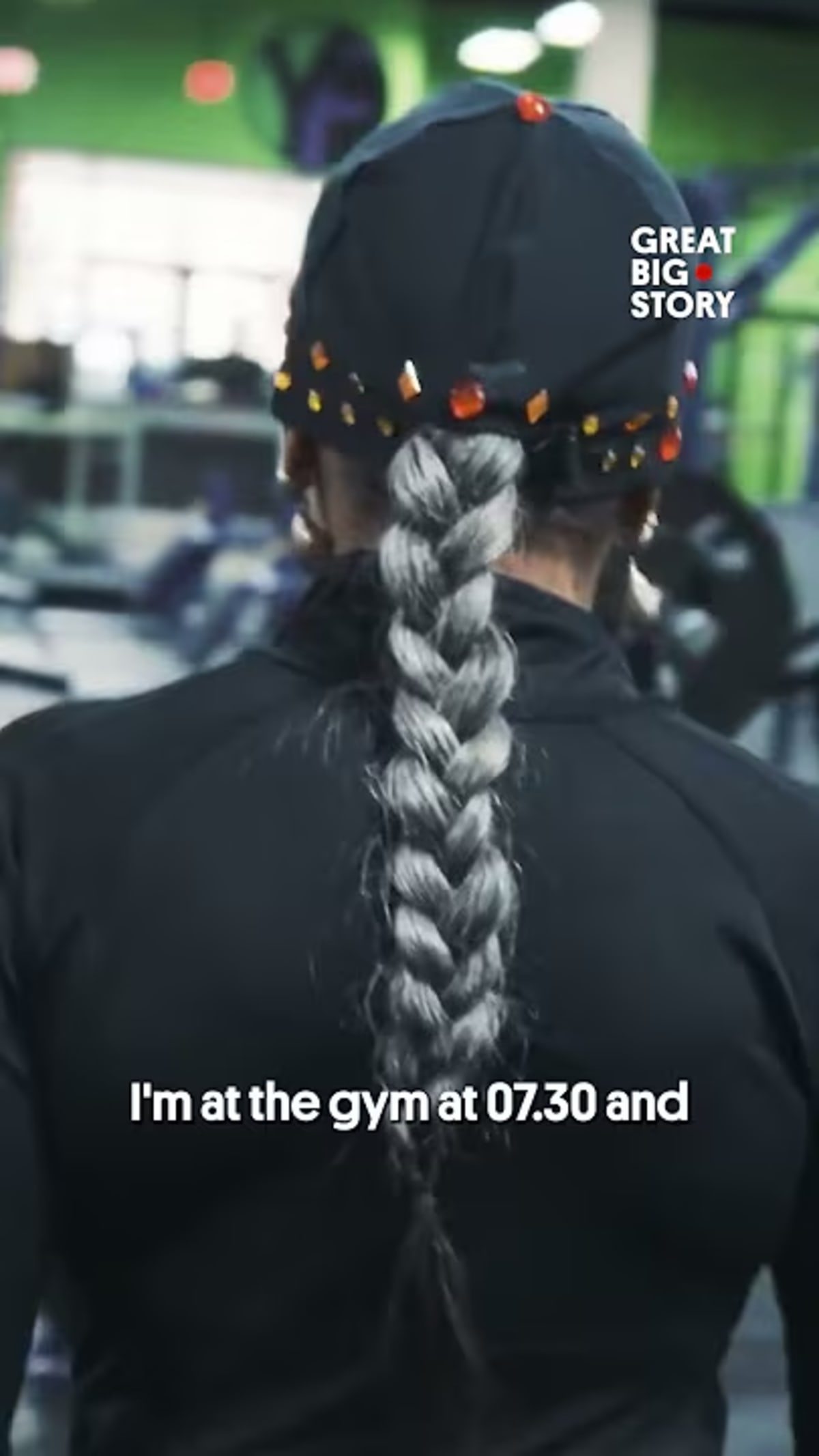 Ernestine Shepherd, 80-year-old bodybuilder with defined muscles, smiling confidently in athletic wear