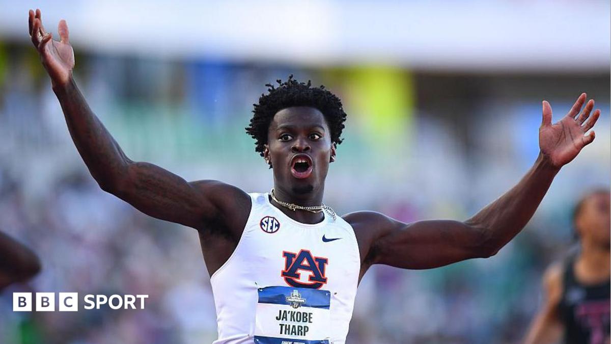 College Junior Ja'Kobe Tharp Breaks 110m Hurdles World Record