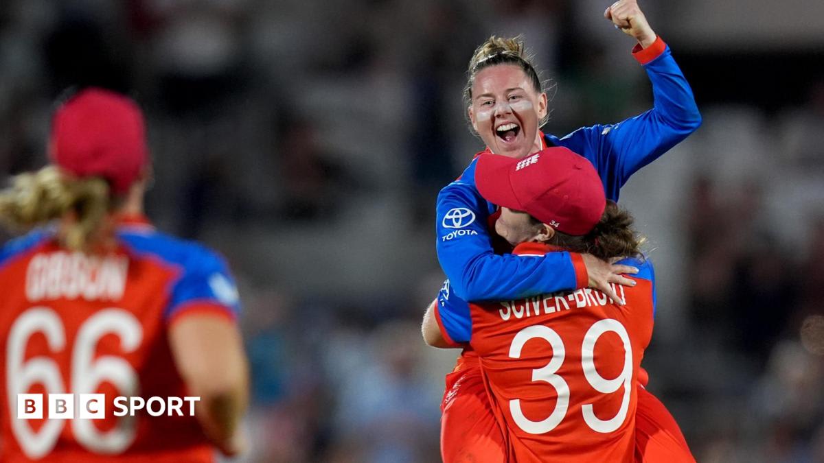 England cricket captain Nat Sciver-Brunt batting during semifinal victory over South Africa at The Oval