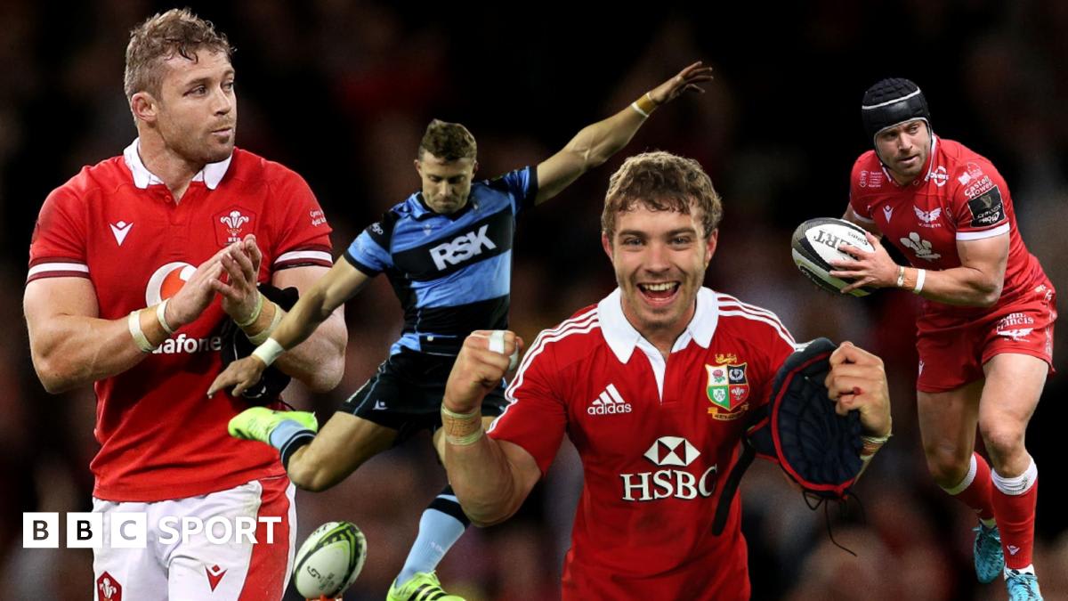 Welsh rugby player Leigh Halfpenny in action on the field during his professional career