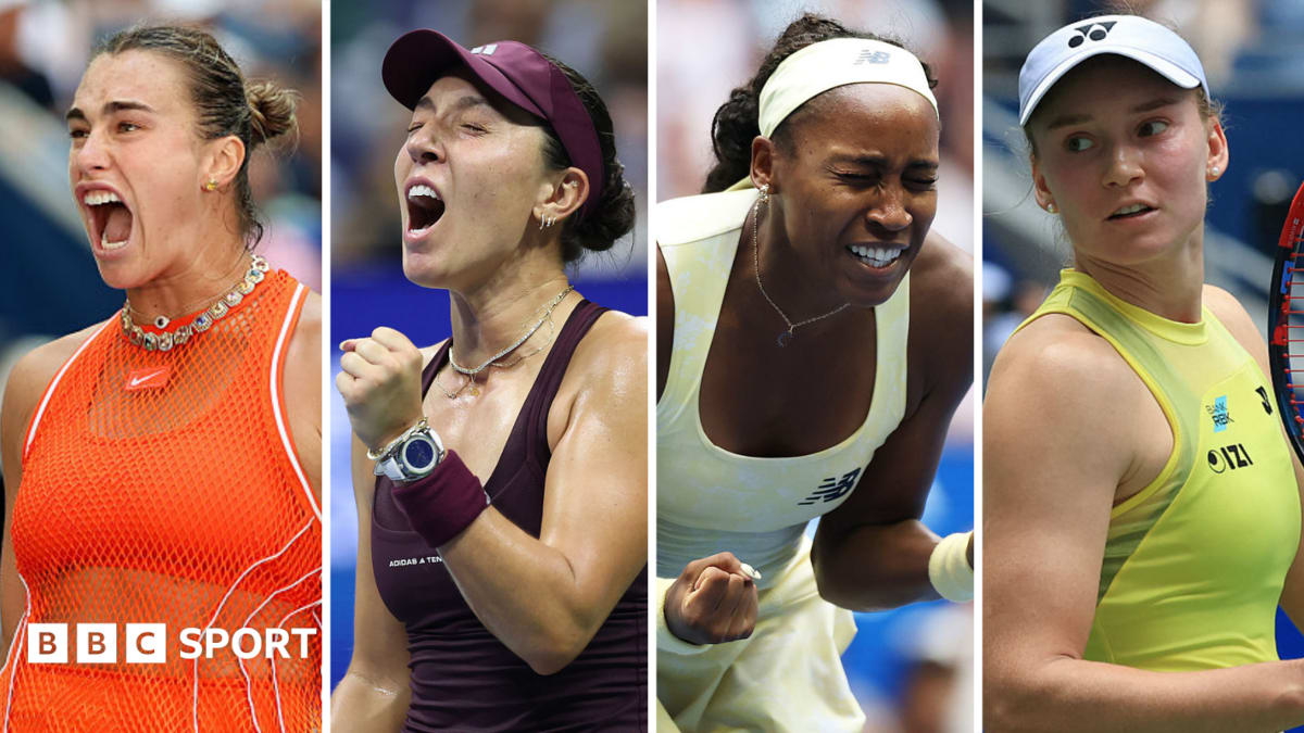 Four women's tennis players competing at US Open in historic top-seeded semifinal lineup