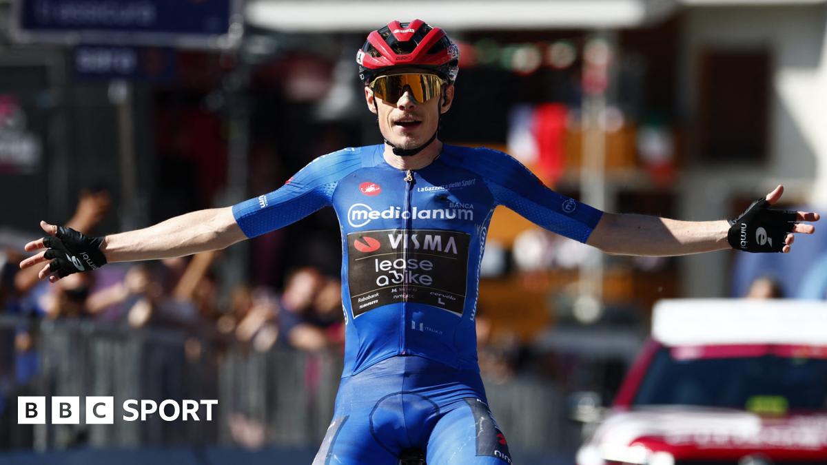 Vingegaard Takes Pink Jersey with Third Giro Stage Win
