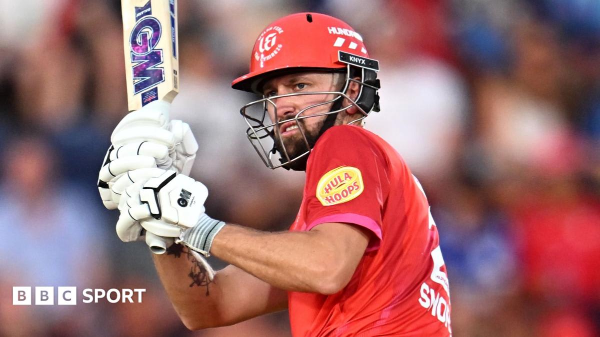 Matt Short batting for Welsh Fire during The Hundred match at Sophia Gardens Cardiff