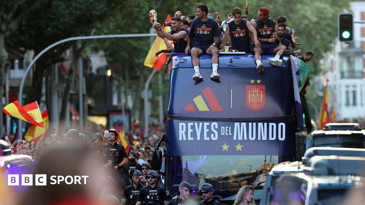 Spain Celebrates World Cup Win with Madrid Victory Parade