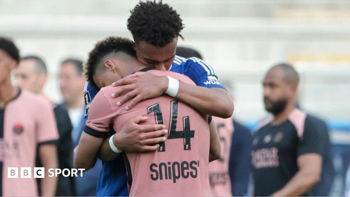 Brothers Desire and Guela Doue playing against each other in French professional football league