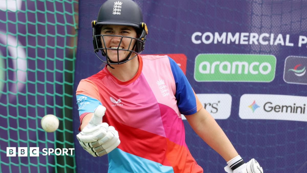 England women's cricket captain Nat Sciver-Brunt celebrating with teammates during World Cup tournament