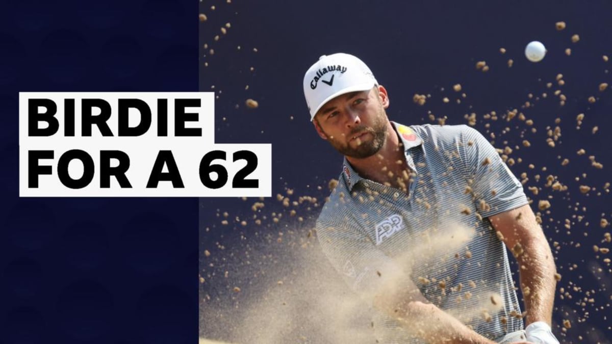 Sam Burns Holes Bunker Shot to Tie Major Championship Record