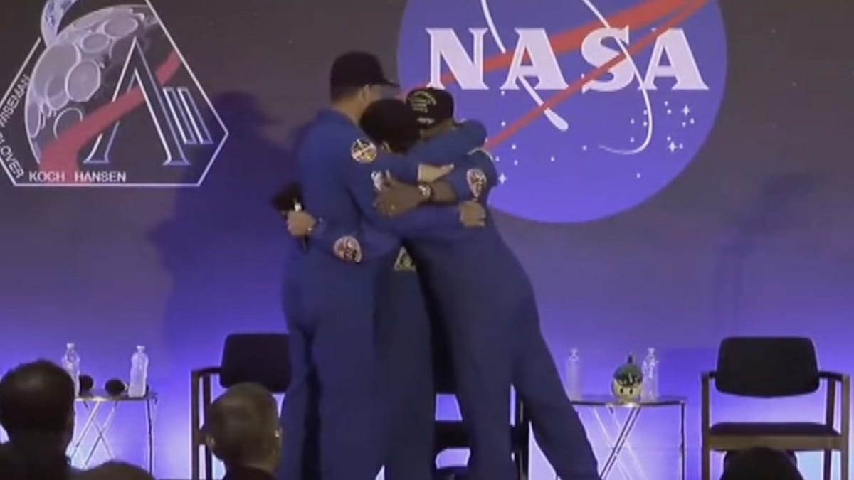 It's a special thing to be on Planet Earth': Nasa's Artemis crew welcomed home