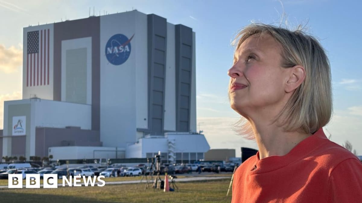 Four Artemis II astronauts inside cramped spacecraft capsule during historic Moon mission