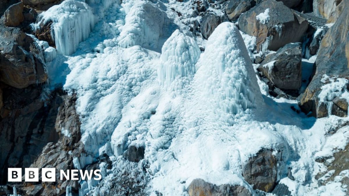 Ice Pyramids Bring Water Back to Himalayan Farms