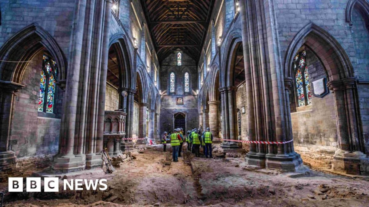 900-Year-Old Church Discovered Under Darlington Floor