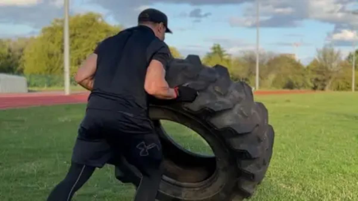 Fitness Coach to Flip 100kg Tire for 24 Hours Straight - Image 3