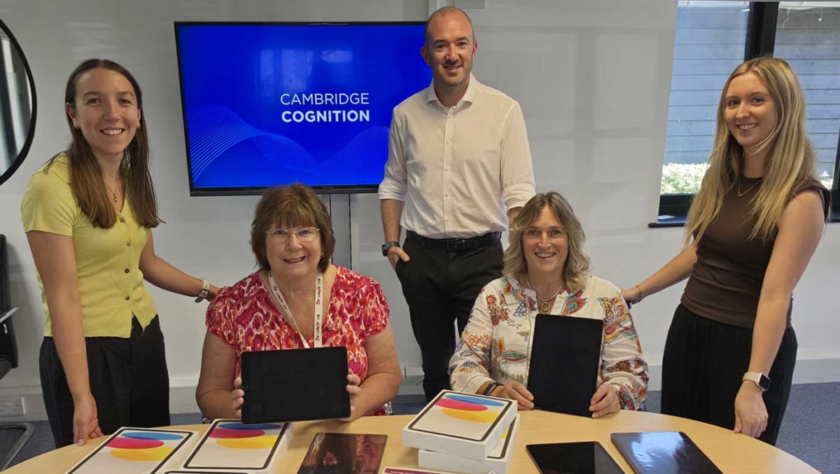 Cambridge Cognition Donates 1,500 Devices to UK Charities