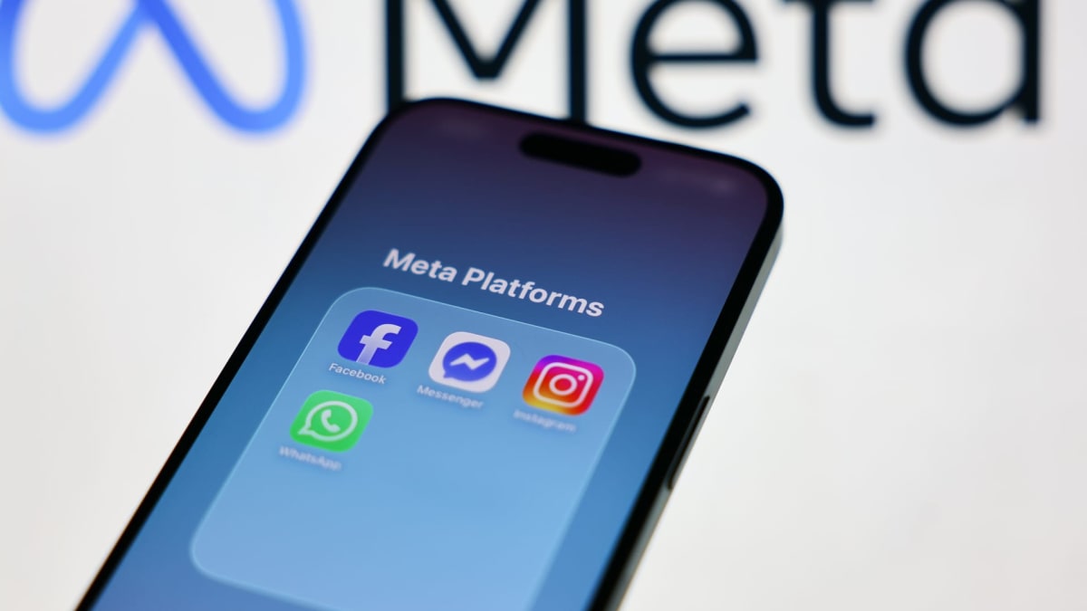 Teenagers using smartphones with Instagram and Facebook apps displaying new parental control features