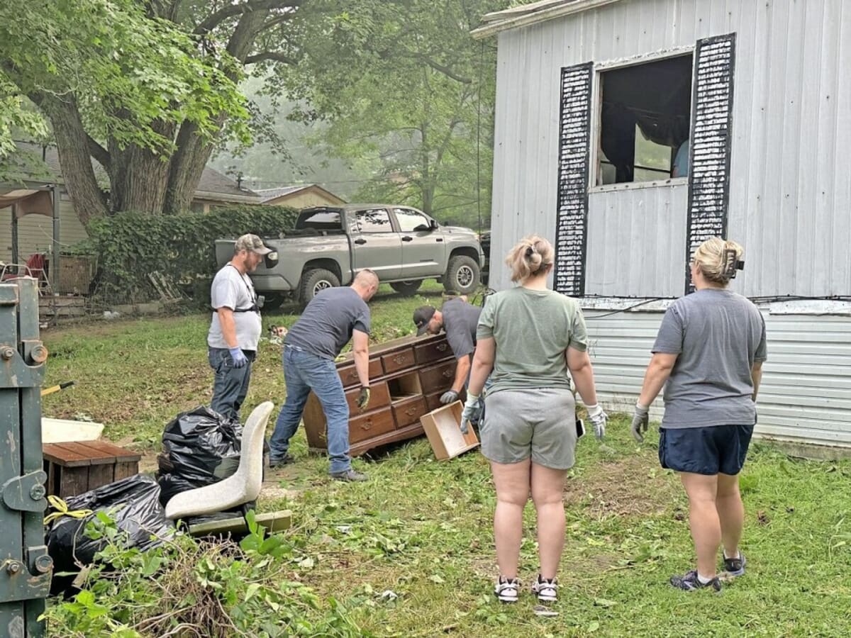 ProVia Workers Clear Millersburg Site for 2 Habitat Homes - Image 3