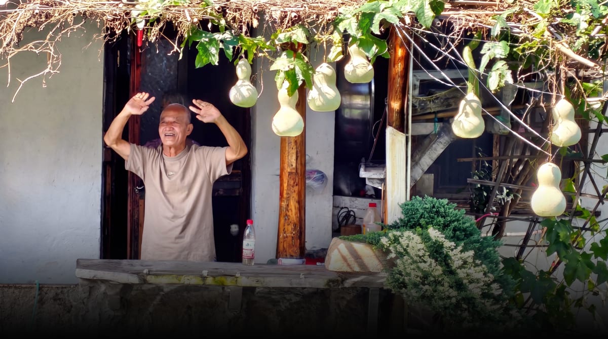 China's 'Calabash Grandpa' Chooses Peace Over Viral Fame
