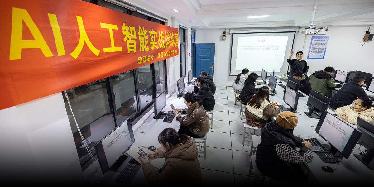 China's AI Bootcamps Turn Grads Into Workers in 3 Months