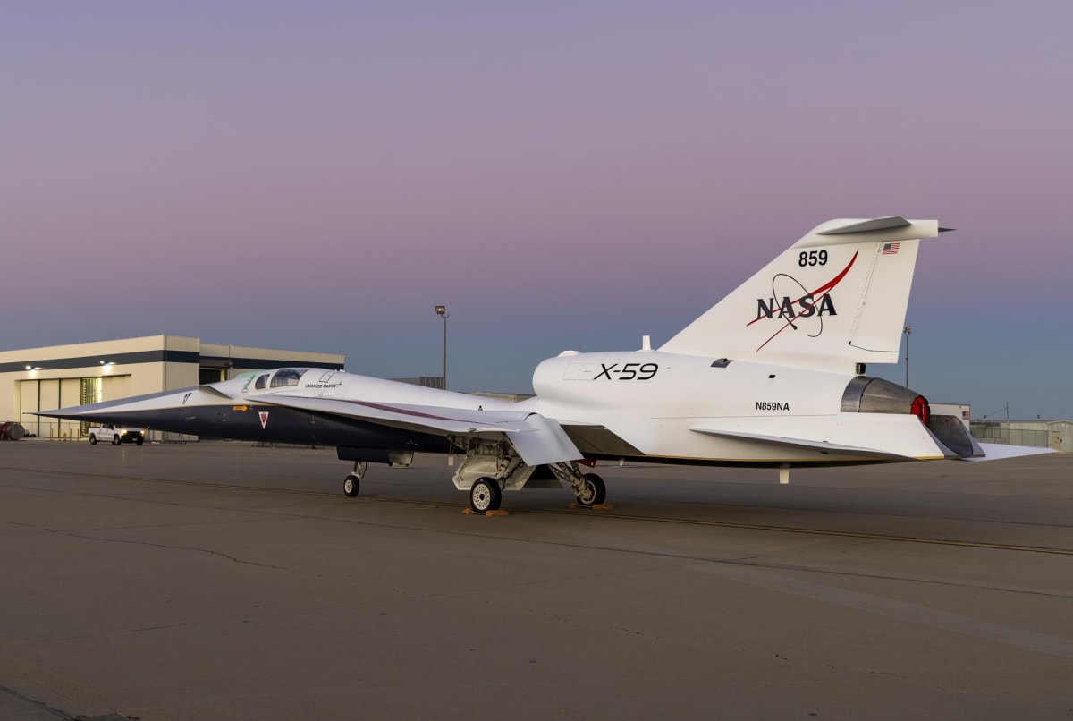 NASA's X-59 Completes First Flight to End Sonic Boom Ban - Image 3