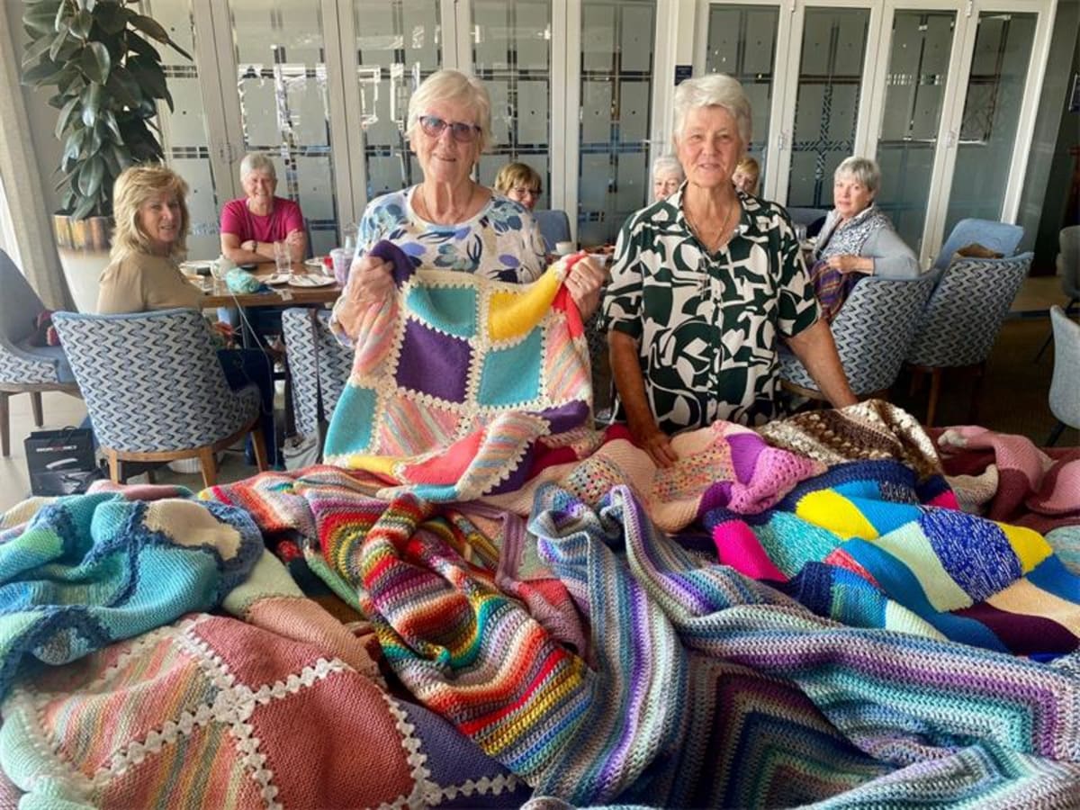 Johannesburg Knitters Bring Comfort With Handmade Gifts