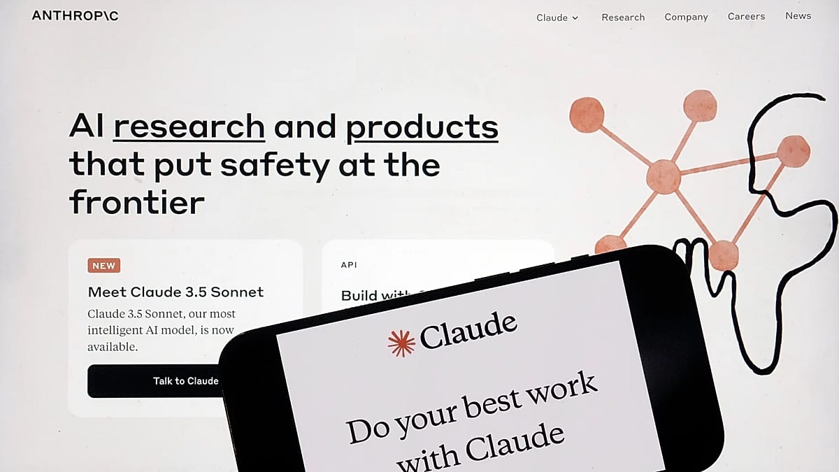 AI safety specialists working at computers designing protective guardrails for artificial intelligence systems