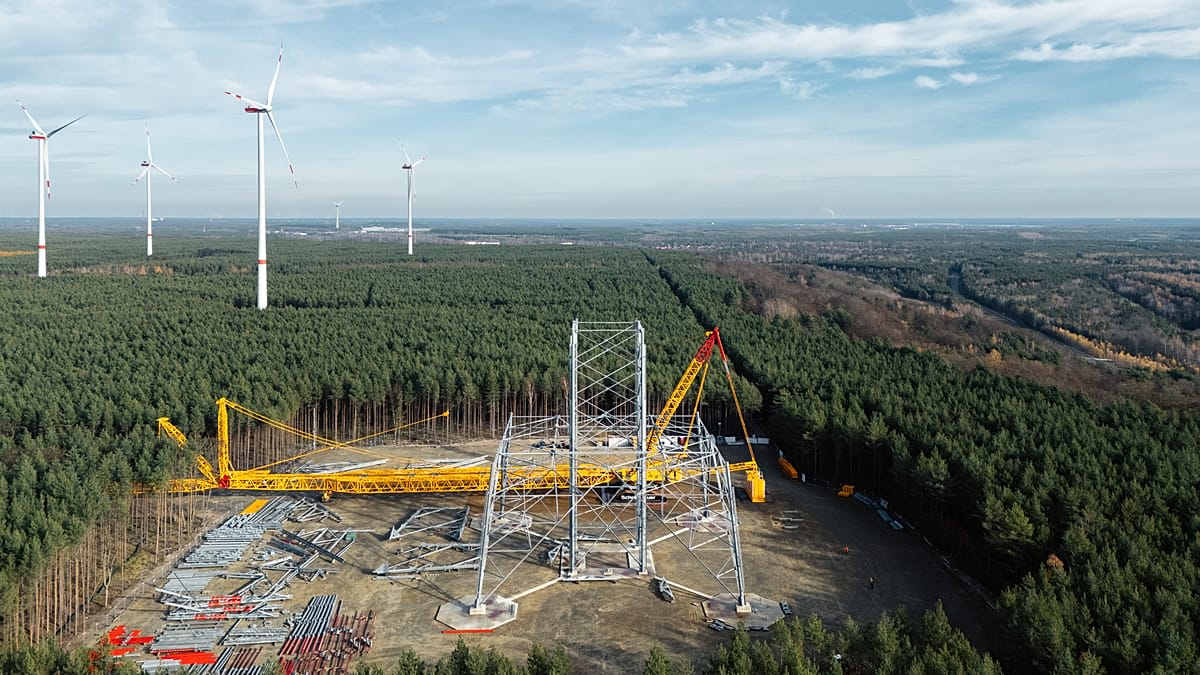 World's Tallest Wind Turbine Rising in Former Coal Country