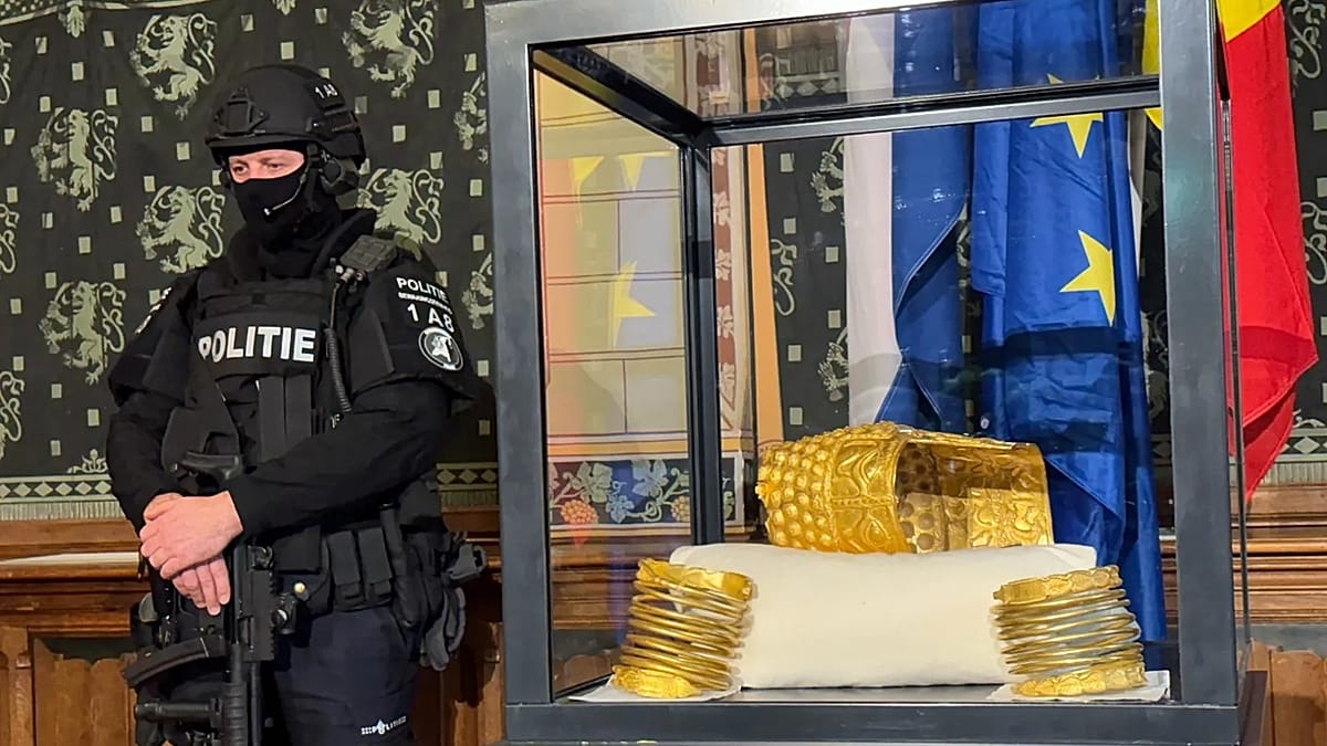 Stolen 2,500-Year-Old Golden Helmet Found in Netherlands