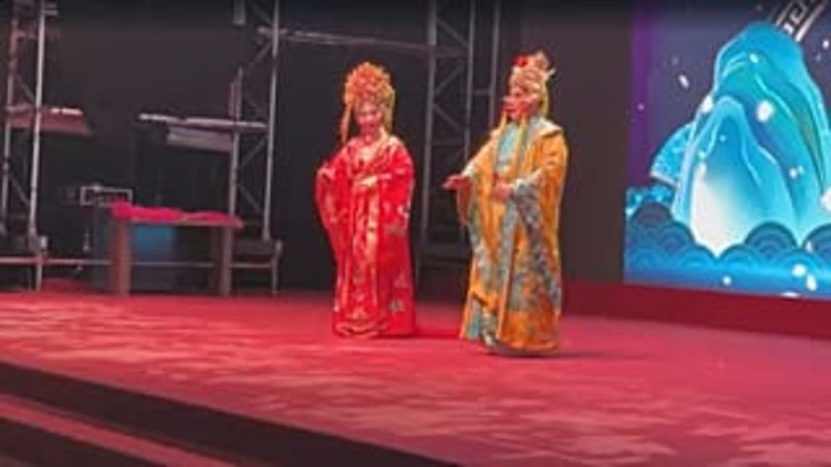 Beijing Artist Wears Balloon Dinosaurs for Earth Day - Image 5