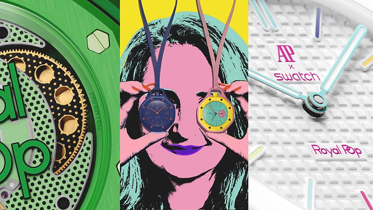 Luxury Watchmaker Teams Up with Swatch for Pop Art Pieces