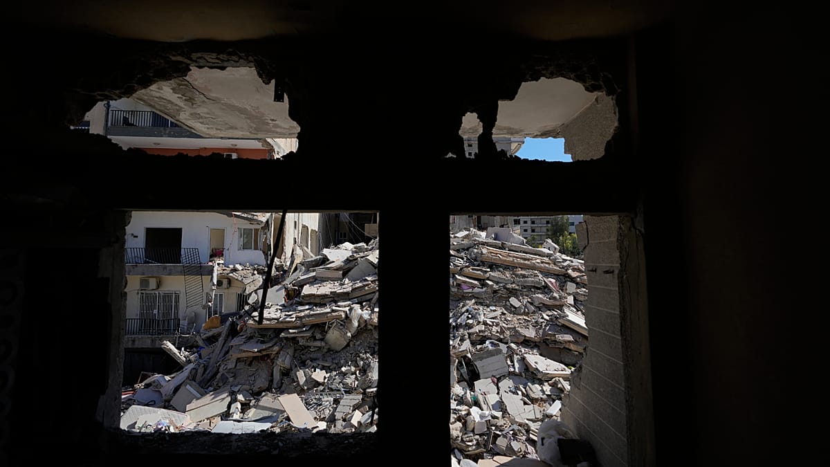 Diplomatic handshake symbolizing Israel and Lebanon ceasefire extension mediated by United States