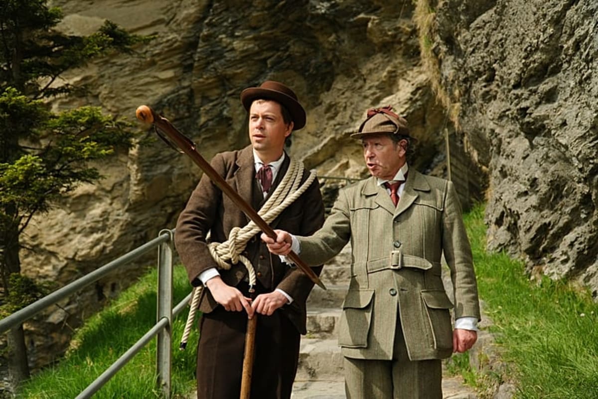 Sherlock Fans Reenact Iconic Scene at Swiss Waterfall - Image 2