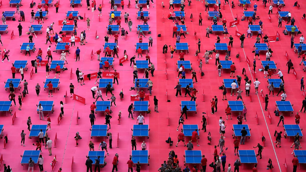 7,000 Players Set Table Tennis Record in Moscow - Image 2