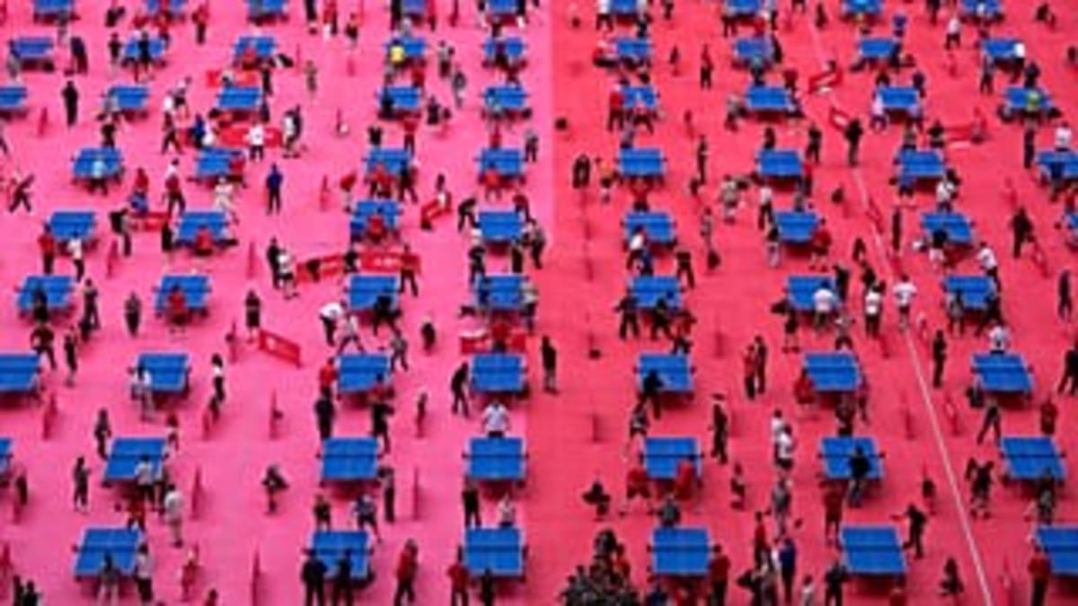 7,000 Players Set Table Tennis Record in Moscow - Image 3