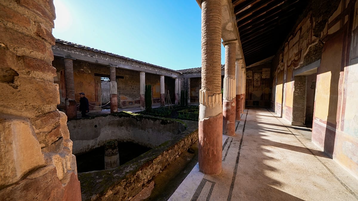 Ancient Pompeii Disguises Solar Panels as Roman Tiles