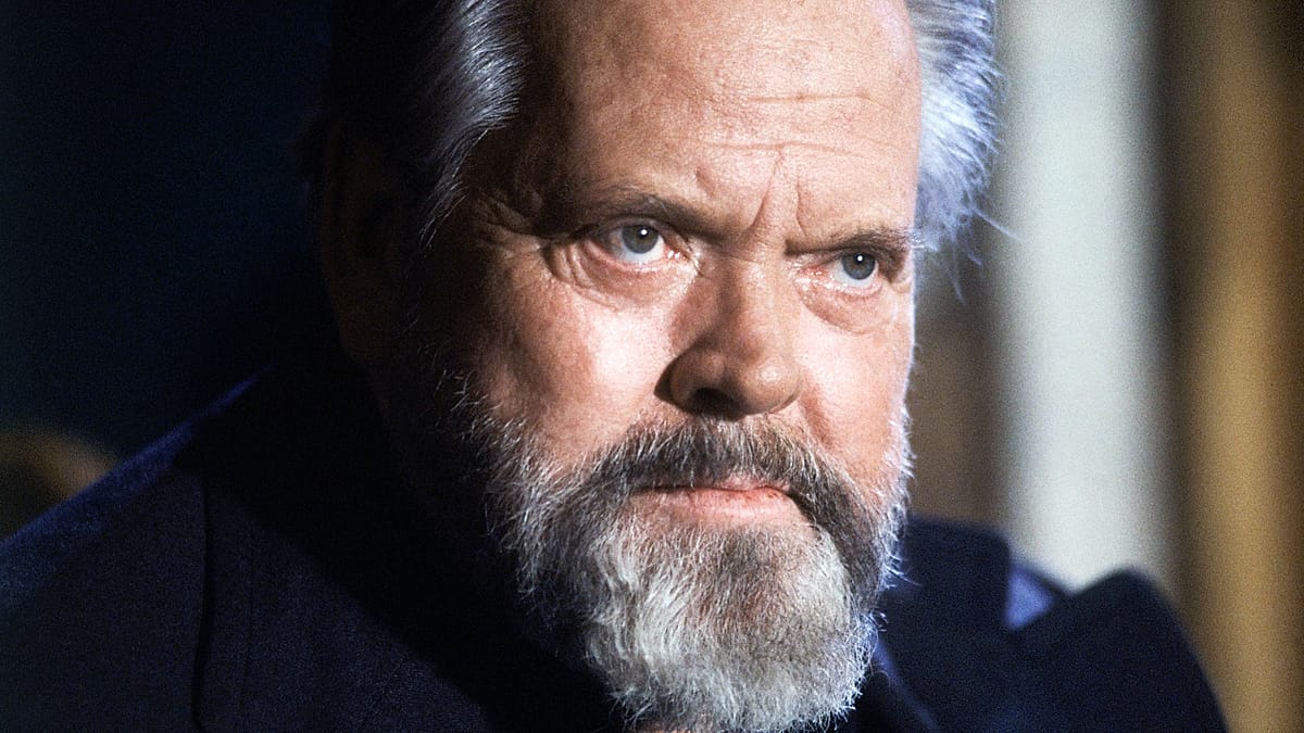 Black and white film frames from Orson Welles's unfinished Don Quixote production