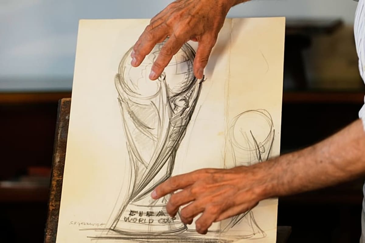 Milan Sculptor Created Soccer's Most Famous Trophy - Image 5