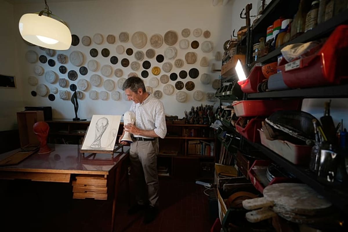Milan Sculptor Created Soccer's Most Famous Trophy - Image 2