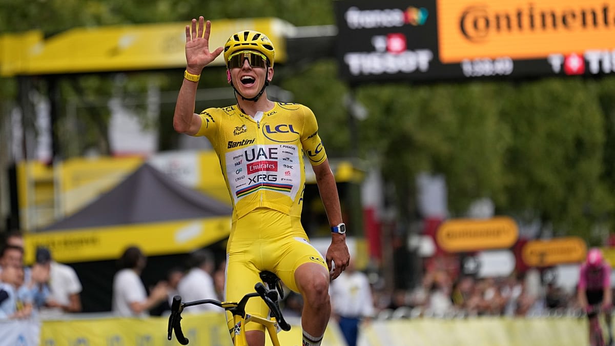 Pogačar Wins Fifth Tour de France at Age 26