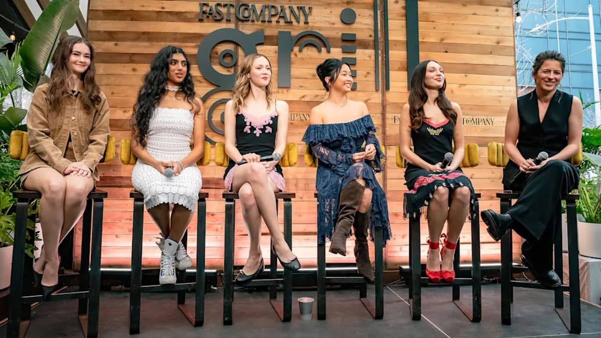 Maddie Ziegler in ballet pose for action film Pretty Lethal combining dance and combat